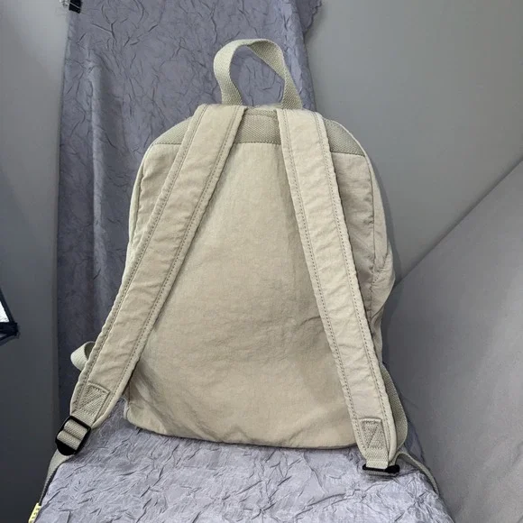 Kipling Seoul S‎ Backpack Almighty Beige No Monkey Lightweight Travel - Picture 2 of 9
